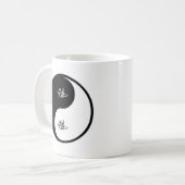 Mug Origami de Yin Yang (Devant gauche)