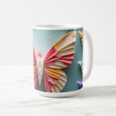 Mug Origami papillon (Devant droit)