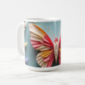Mug Origami papillon (Devant gauche)