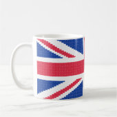 Mug Original cross-stitch design Union Jack (Gauche)