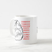 Mug Original de visage de rage (Devant gauche)