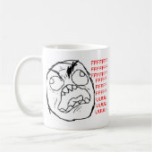 Mug Original de visage de rage (Gauche)