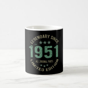 Mug Original depuis 1951 Légende Vintage Cadeau d'anni