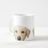 Mug Original jaune de Labrador par le miart (Devant gauche)