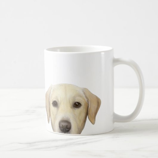 Mug Original jaune de Labrador par le miart (Droite)