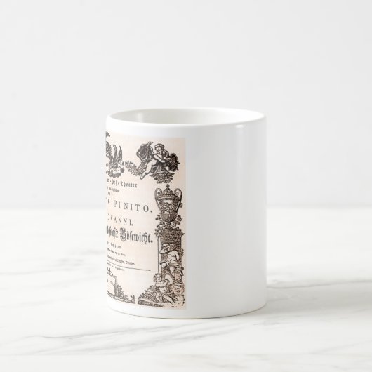 Mug Originale playbill, première de Vienne de Don Giov (Centre)