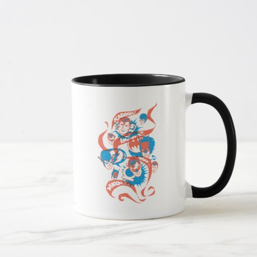 Mug Originaux DC - éclatement du logo (Droite)