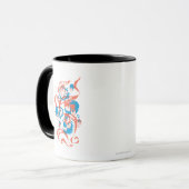 Mug Originaux DC - éclatement du logo (Devant gauche)