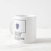 Mug Origine du nom de Massachusetts (Devant gauche)