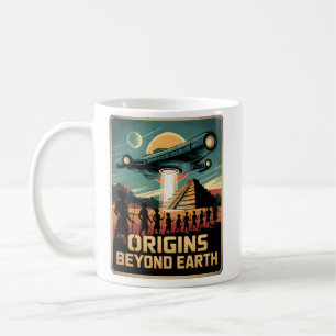 Mug Origines au-delà de la Terre Théorie Alien ancienn