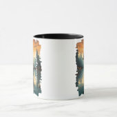 Mug Orignal au reflet du lac Sunrise (Centre)