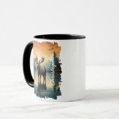 Mug Orignal au reflet du lac Sunrise (Devant gauche)