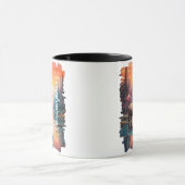 Mug Orignal au reflet du lac Sunset (Centre)