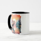 Mug Orignal au reflet du lac Sunset (Devant gauche)