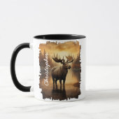 Mug Orignal dans le reflet du lac Misty (Gauche)