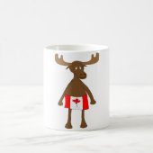 Mug Orignaux canadiens de short de boxeur (Centre)