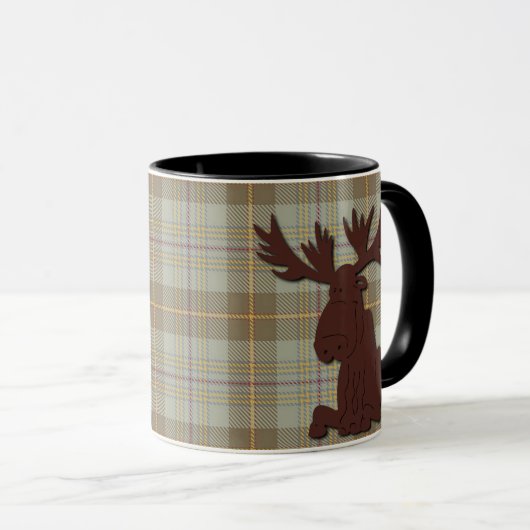 Mug Orignaux mignons (Devant droit)