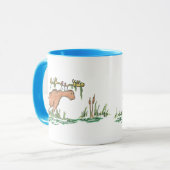 Mug Orignaux sur le lâche (Devant gauche)