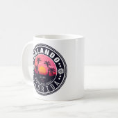 Mug Orlando Floride tropical Retro Sunset Souvenir 60s (Devant gauche)