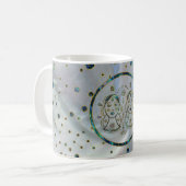 Mug Ormeau d'or de zodiaque de Gémeaux sur la (Devant gauche)