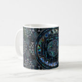 Mug Ormeau Shell de Sri Yantra/Sri Chakra et argent (Devant gauche)