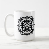 Mug Ornamental Floral Design (Gauche)