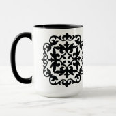 Mug Ornamental Floral Design (Gauche)