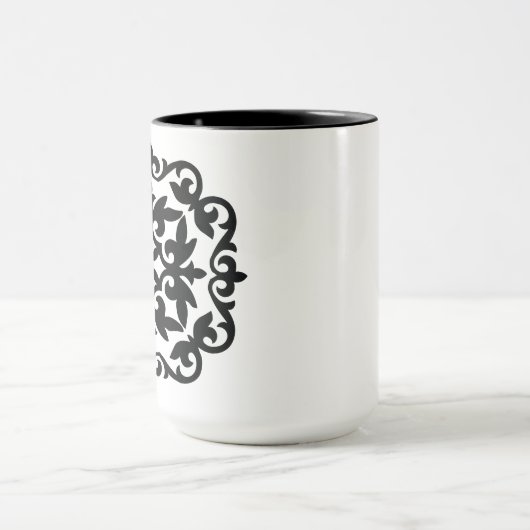 Mug Ornamental Floral Design (Centre)