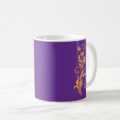 Mug Ornamental Floral Flower Design  (Devant droit)