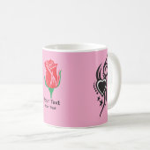 Mug Ornamental Floral Heart Tattoo (Devant droit)
