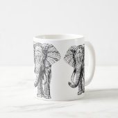 Mug Ornate Elephant (Devant droit)
