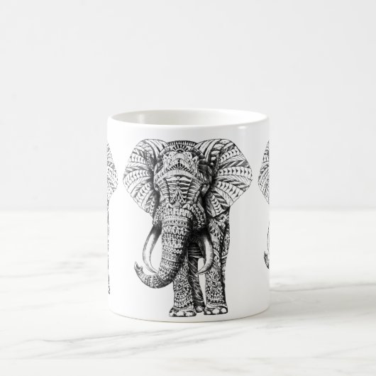 Mug Ornate Elephant (Centre)