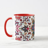 Mug Ornate Geometric Floral Pattern (Gauche)