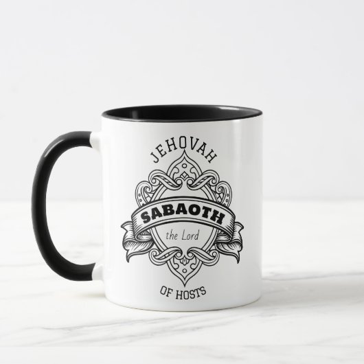 Mug orné Jehovah Sabaoth (Gauche)