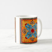 Mug Ornement assyrien vintage (Devant droit)