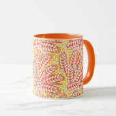 Mug Ornement avec des oreilles de blé (Devant droit)