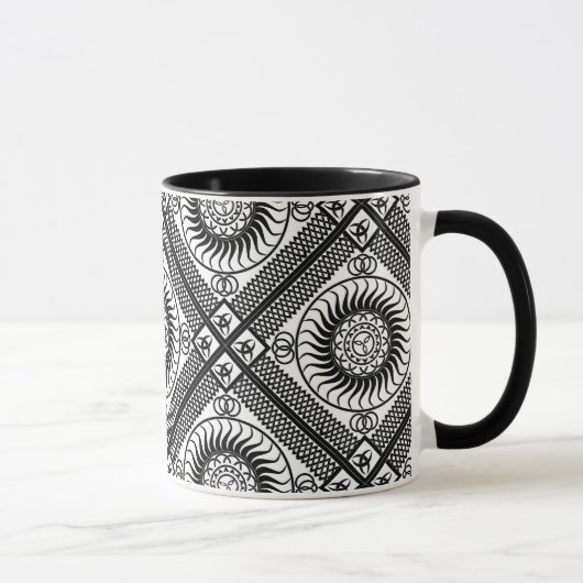 Mug ornement celtique diagonal (Droite)