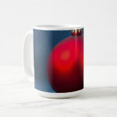 Mug Ornement de boule de Noël (Devant gauche)