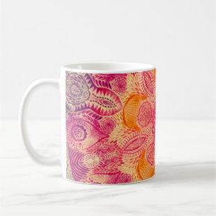 Mug Ornement de dentelle Mandala : Conception d'aquare
