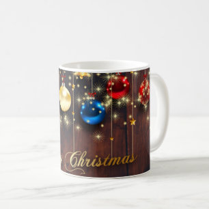 Mug Ornement de Noël et flocons de neige