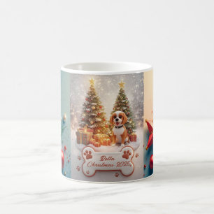 Mug Ornement de Noël personnalisé pour animaux de comp