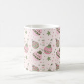 Mug Ornement de Noël Rose Mignon (Centre)