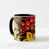 Mug Ornement d'érable de fraise (Devant gauche)