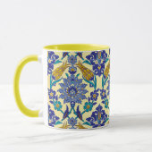 Mug Ornement en céramique de cru de style d'Azulejo de (Gauche)