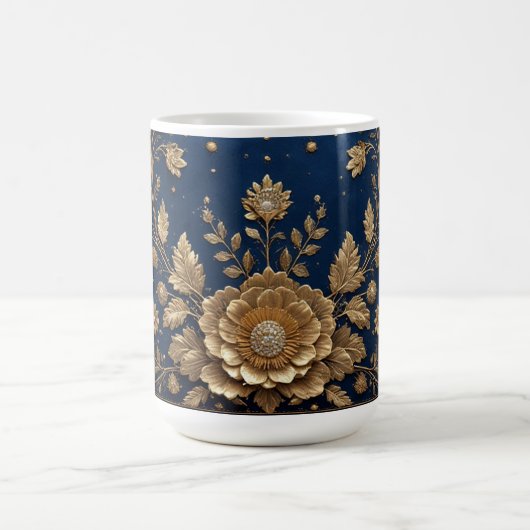 Mug Ornement floral doré (Centre)