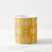 Mug Ornement folklorique Ikat - texture ethnique. (Centre)