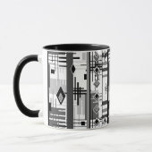 Mug Ornement moderne abstrait éléments géométriques vi (Gauche)