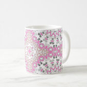 Mug Ornement multicolore mandala kaléidoscope (Devant droit)
