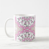 Mug Ornement multicolore mandala kaléidoscope (Gauche)