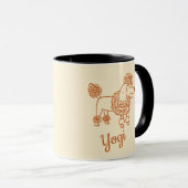 Mug Ornement Poodle Nom Personnalisé – Cadeau de Chien (Devant droit)
